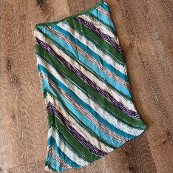 M for Missoni MisStriped Multicolor Women's Skirt Size 8 - Picture 2 of 4